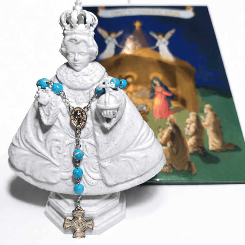 Poklon paket - Knjiga, krunica i kip (Dijete Isus)