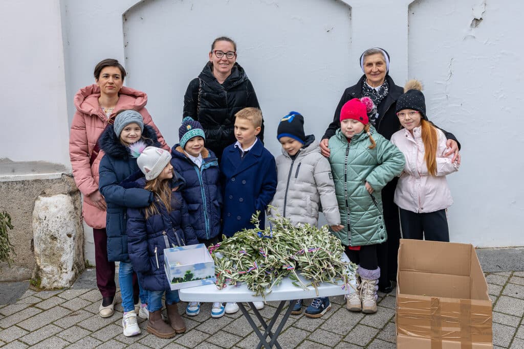 Cvjetnica u Sisku: biskup Košić pozvao vjernike da Krista prihvate kao Kralja mira