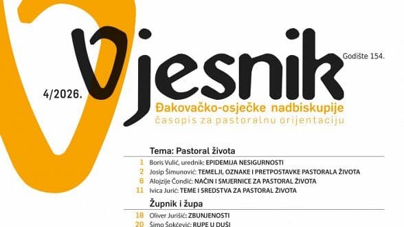 Objavljen travanjski broj Vjesnika Đakovačko-osječke nadbiskupije