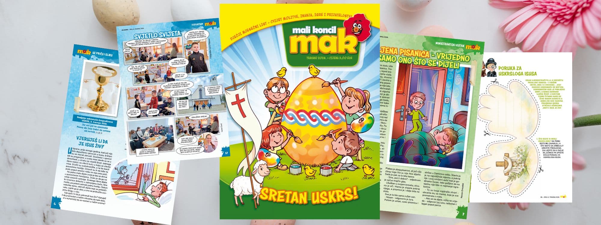 Travanjski broj Maka donosi uskrsne običaje, molitvu i hodočašće u Voćin