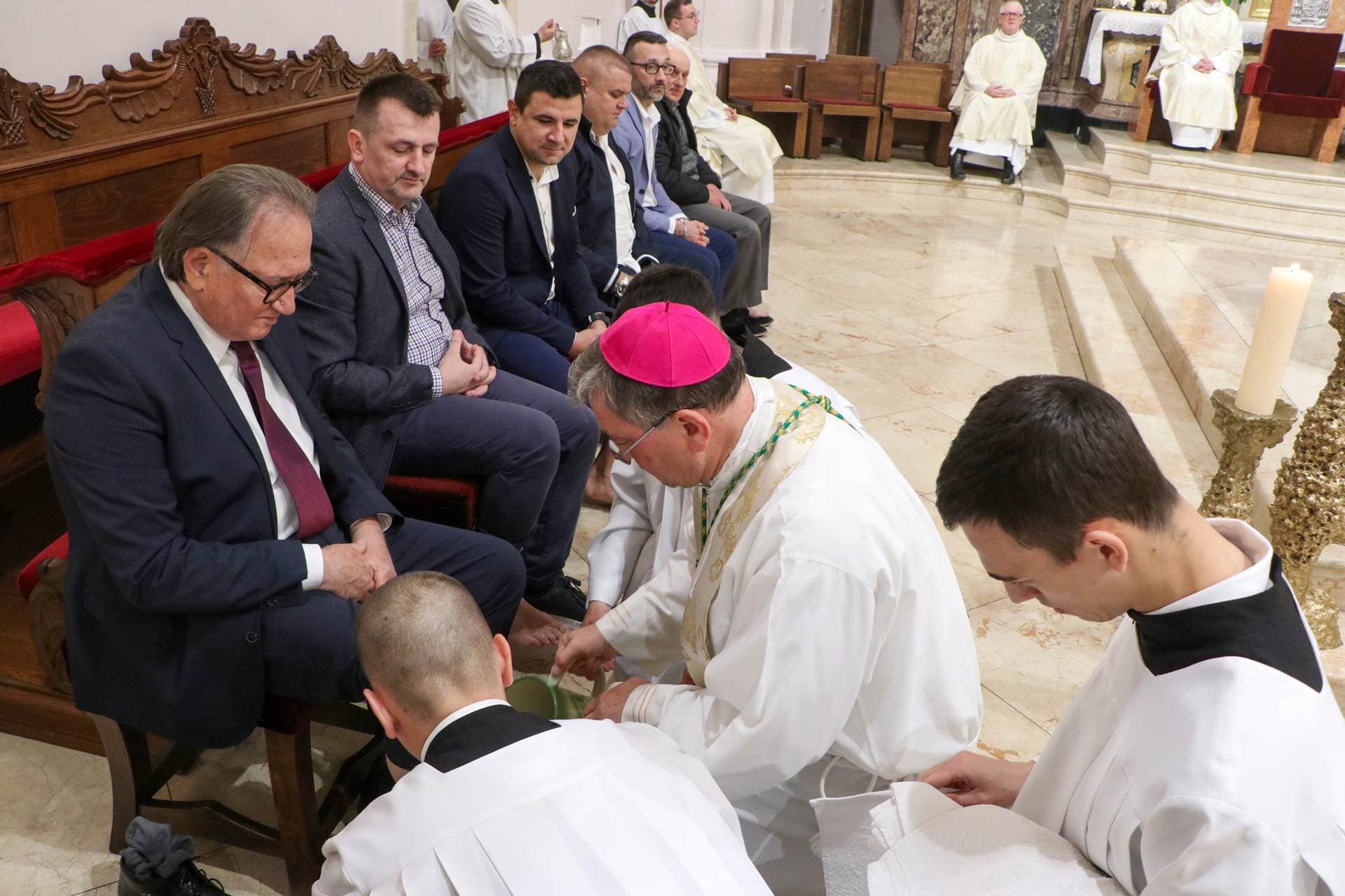 Biskup Martinović predvodio Misu večere Gospodnje