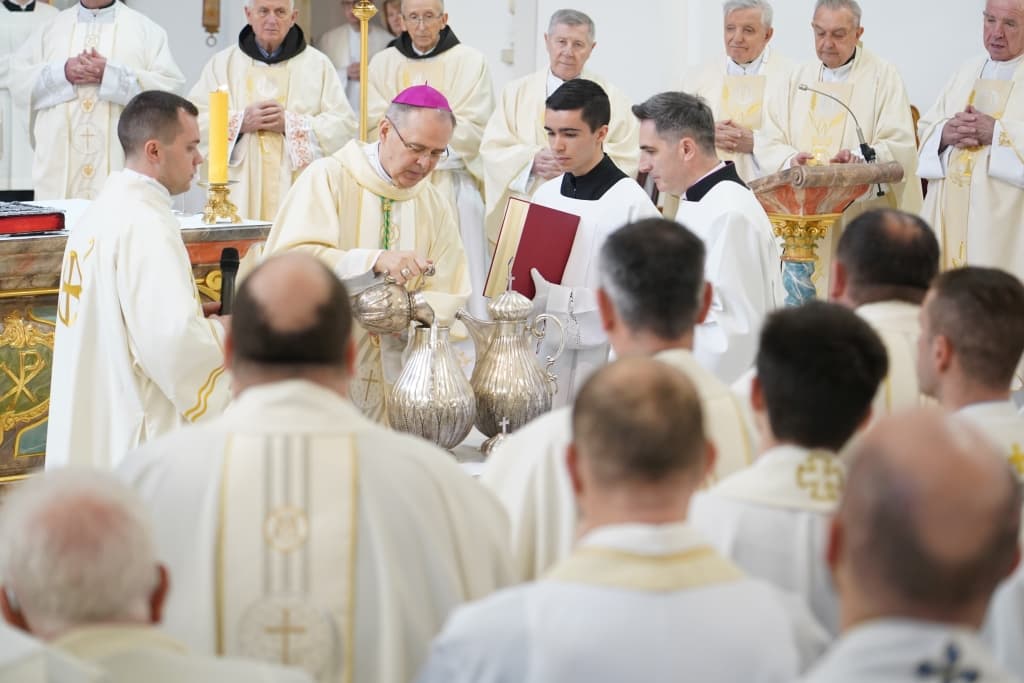 Misa posvete ulja u varaždinskoj katedrali