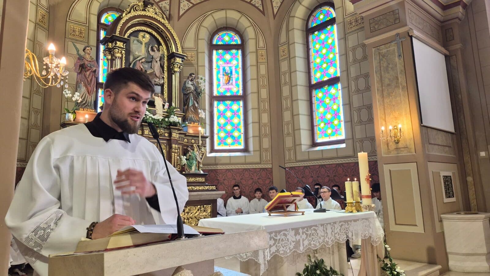 Bogoslovi u Župi Navještenja BDM u Velikoj Gorici