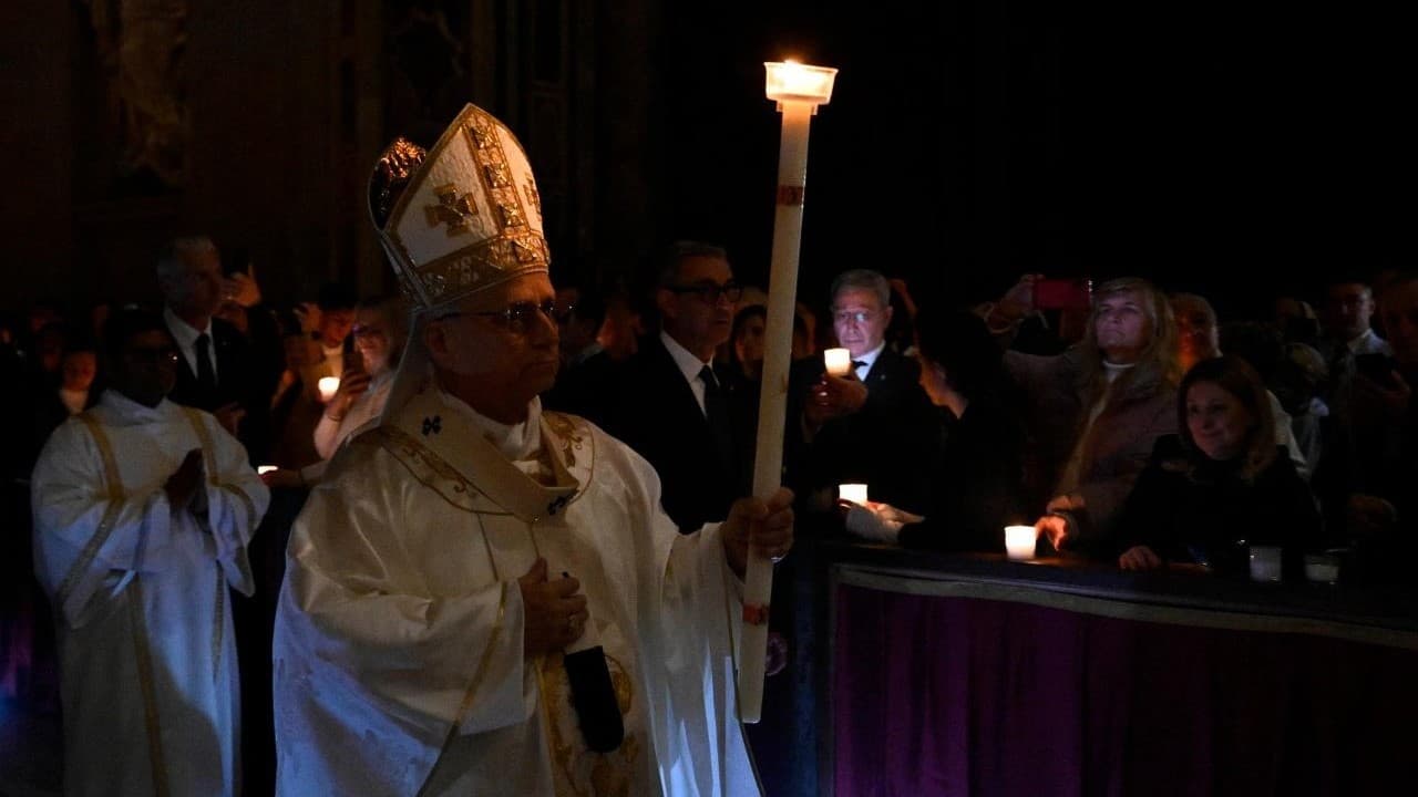 Papa Lav XIV. predvodio Vazmeno bdjenje u bazilici sv. Petra