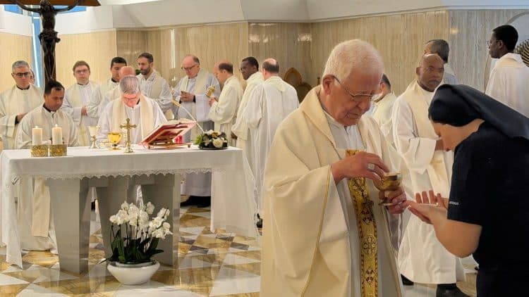 U Domu svete Marte slavljena misa povodom obljetnice smrti pape Franje