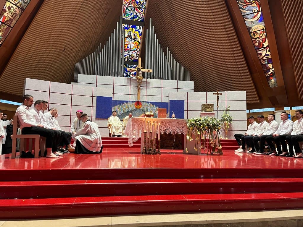 Misa večere Gospodnje u mostarskoj katedrali