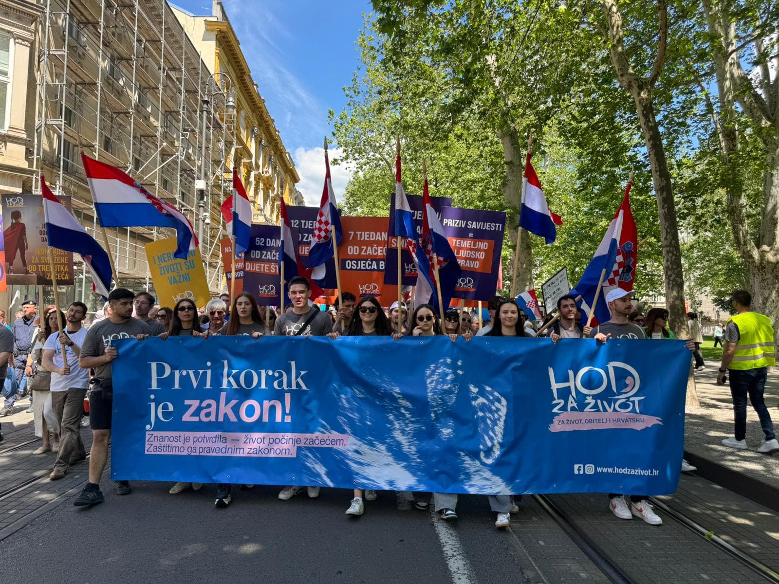 Hod za život, obitelj i Hrvatsku održan u Zagrebu