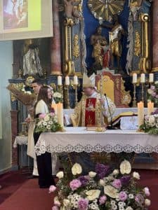 Krštenje šestog djeteta roditelja Jagić u Špišić Bukovici