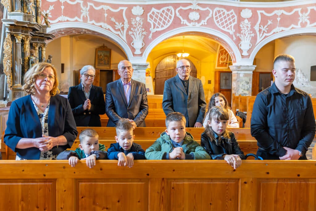 Biskup krstio šesto dijete obitelji Lidmila
