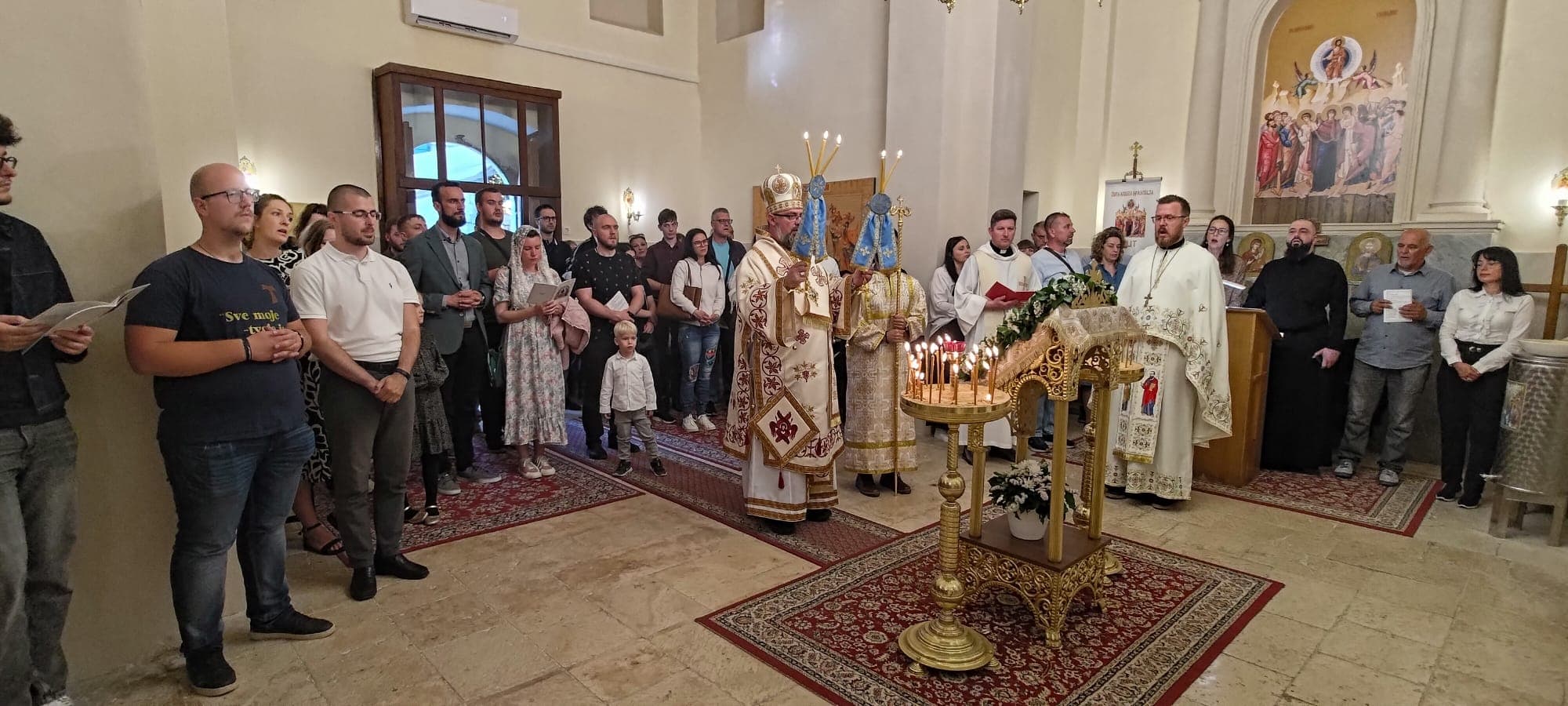 Split: Vladika Stipić predvodio liturgiju u grkokatoličkoj župi Krista Spasitelja