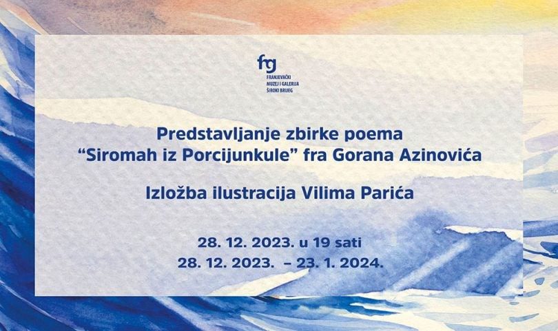 U Širokom Brijegu predstavljanje zbirke fra Gorana Azinovića i izložba ilustracija Vilima Parića
