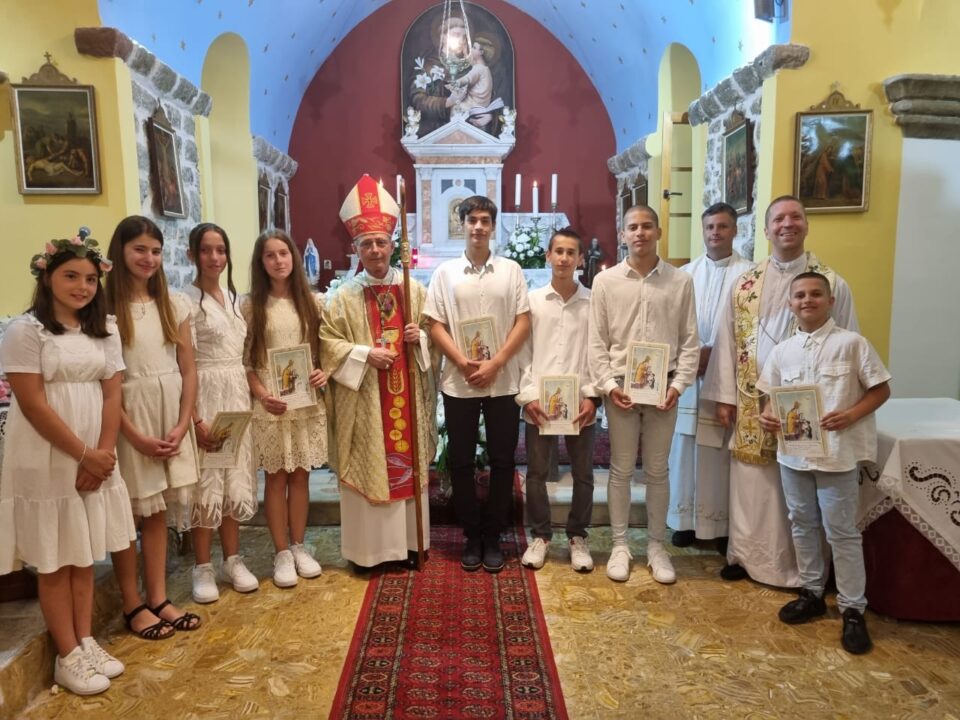 Slavlje krizme o blagdanu sv. Antuna Padovanskog u Lepetanima