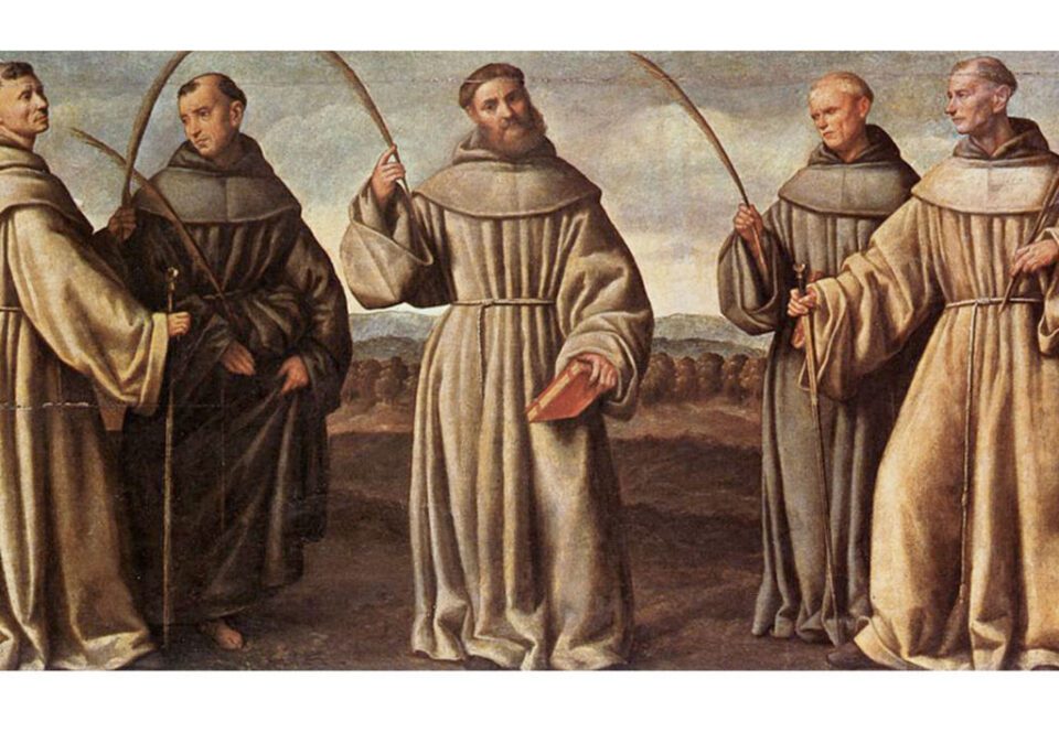 Sveti Berard, Oton i drugovi – prvi franjevački mučenici