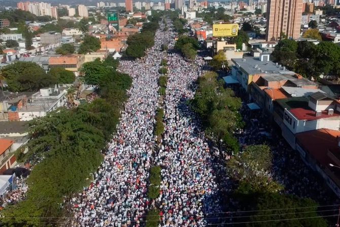Povorka božanske pastirice u Venezueli privuče 2,7 milijuna ljudi
