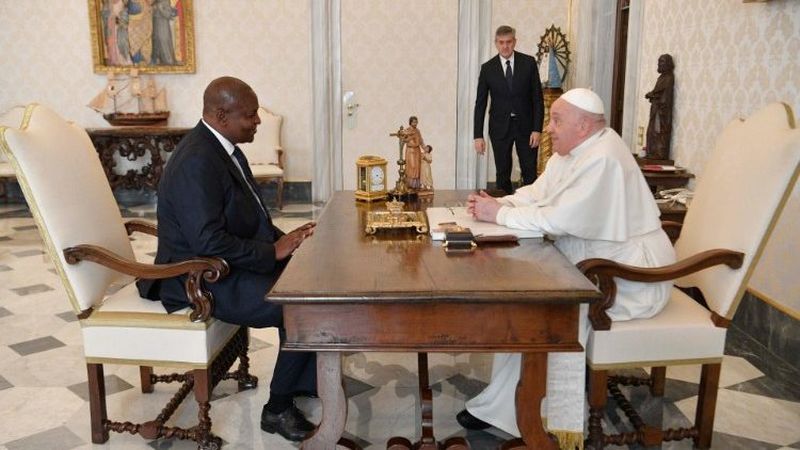 Papa Franjo susreo se s Predsjednikom Srednjoafričke Republike