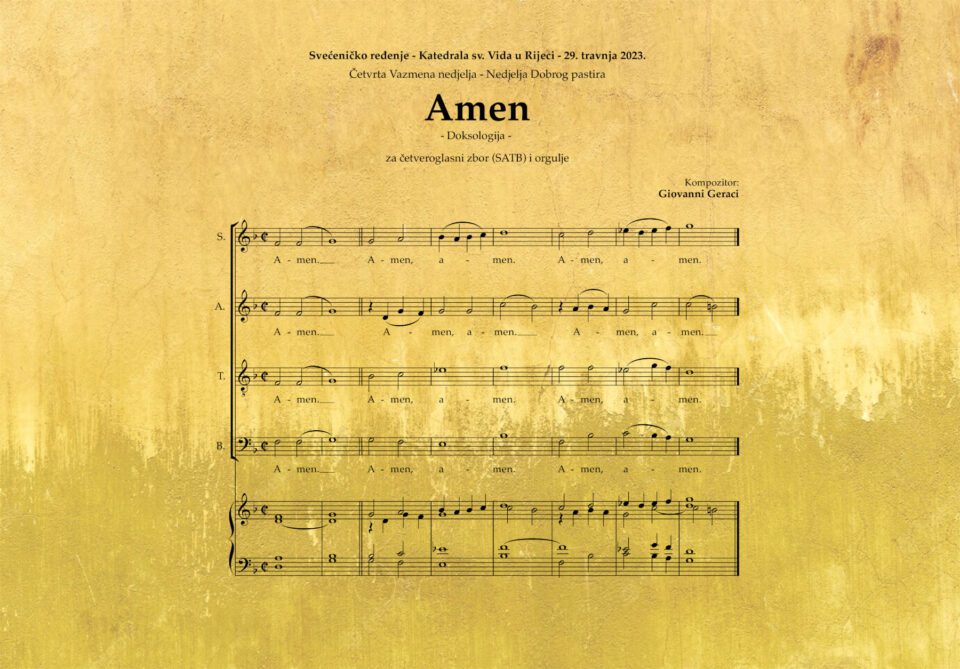 Zašto pjevati poklik „Amen“ na završnoj doksologiji? » Tekstovi
