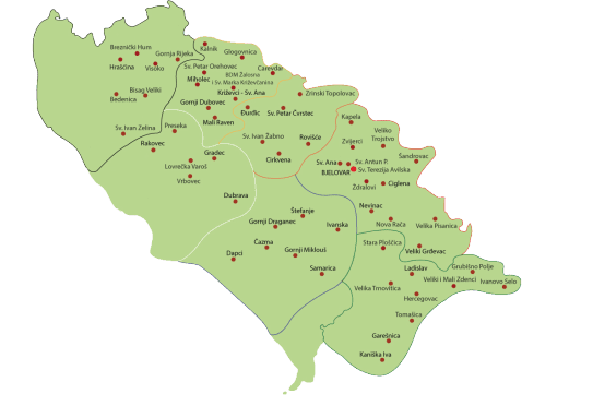 Raspored slavlja Svete Potvrde u Bjelovarsko-križevačkoj biskupiji u 2024. godini