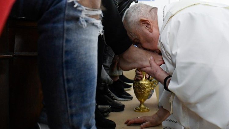 Papa Franjo na Veliki četvrtak u ženskom zatvoru Rebibbia u Rimu