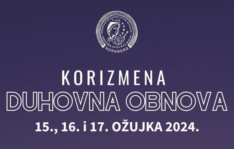 Korizmena duhovna obnova u HKM Nürnberg