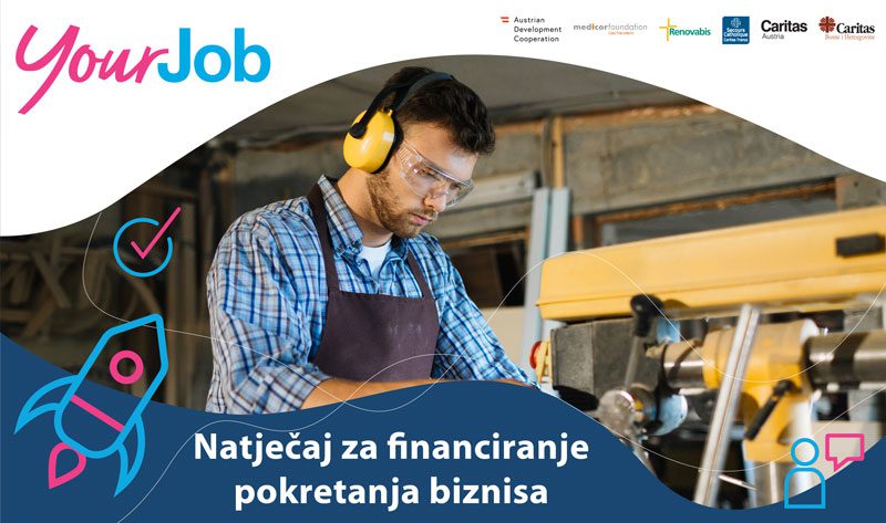 Novi horizonti za mlade poduzetnike: Caritas i YourJob BiH pokreću natječaj za financiranje biznisa