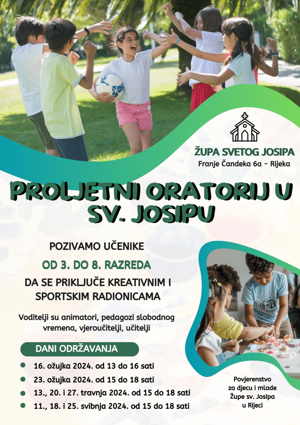 Proljetni oratorij u Župi sv. Josipa na Podmurvicama – Riječka nadbiskupija