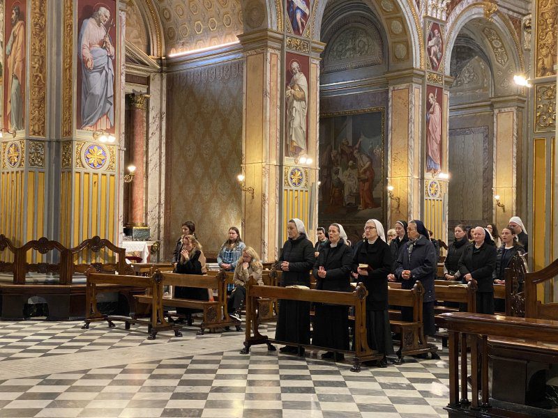 Hrvatska crkva sv. Jeronima u Rimu okupila redovnice, studente i vjernike laike na korizmenoj duhovnoj obnovi