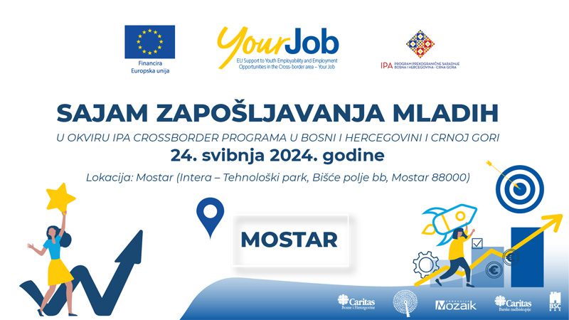 Sajam zapošljavanja mladih u okviru IPA prekograničnog programa u BiH i Crne Gore