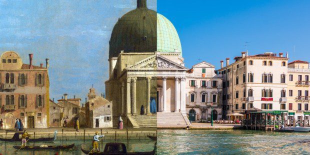 8 venecijanskih crkava koje je oslikao Canaletto nekad i sad (fotografije)