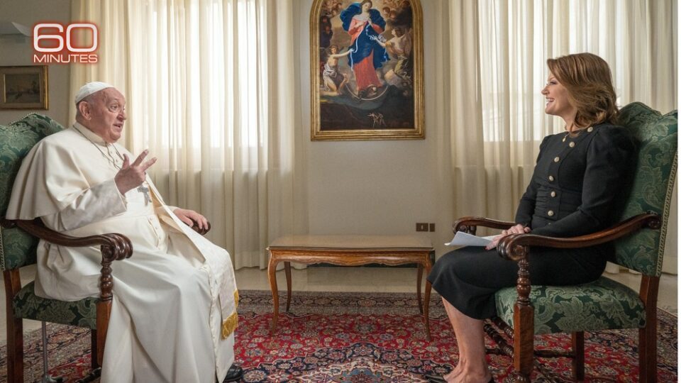 U intervjuu ’60 Minutes’, papa pojašnjava istospolne blagoslove, govori protiv rata, kaže da se zlostavljanje svećenstva ‘ne može tolerirati’