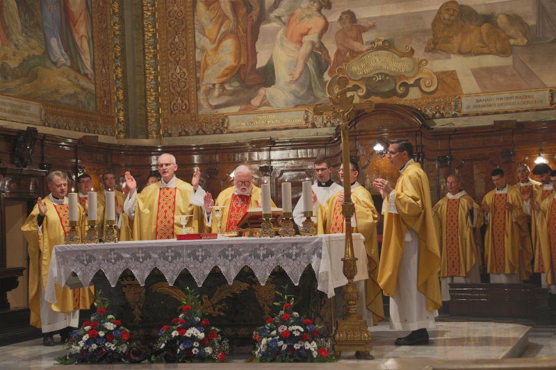 Nadbiskup Gallagher predvodio misu u crkvi sv. Jeronima u Rimu