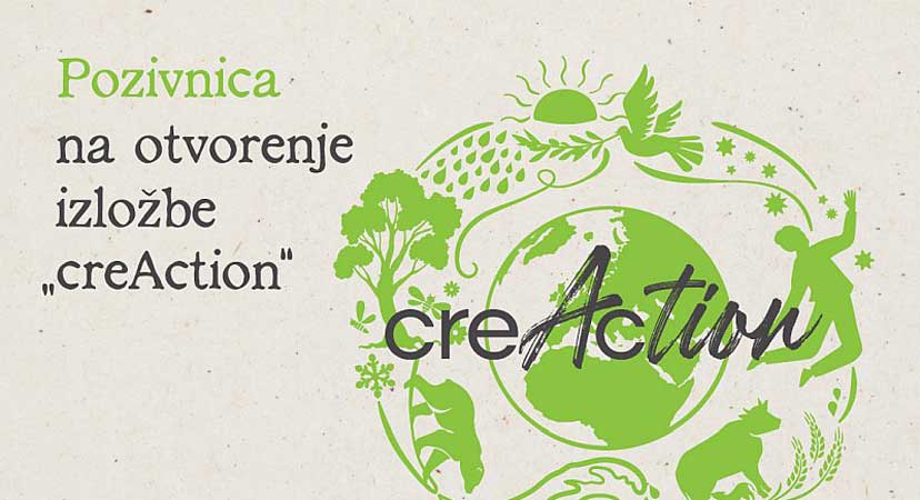 Otvorenje putujuće izložbe „creAction“ u Domu kulture Jajce uoči Svjetskog dana zaštite okoliša