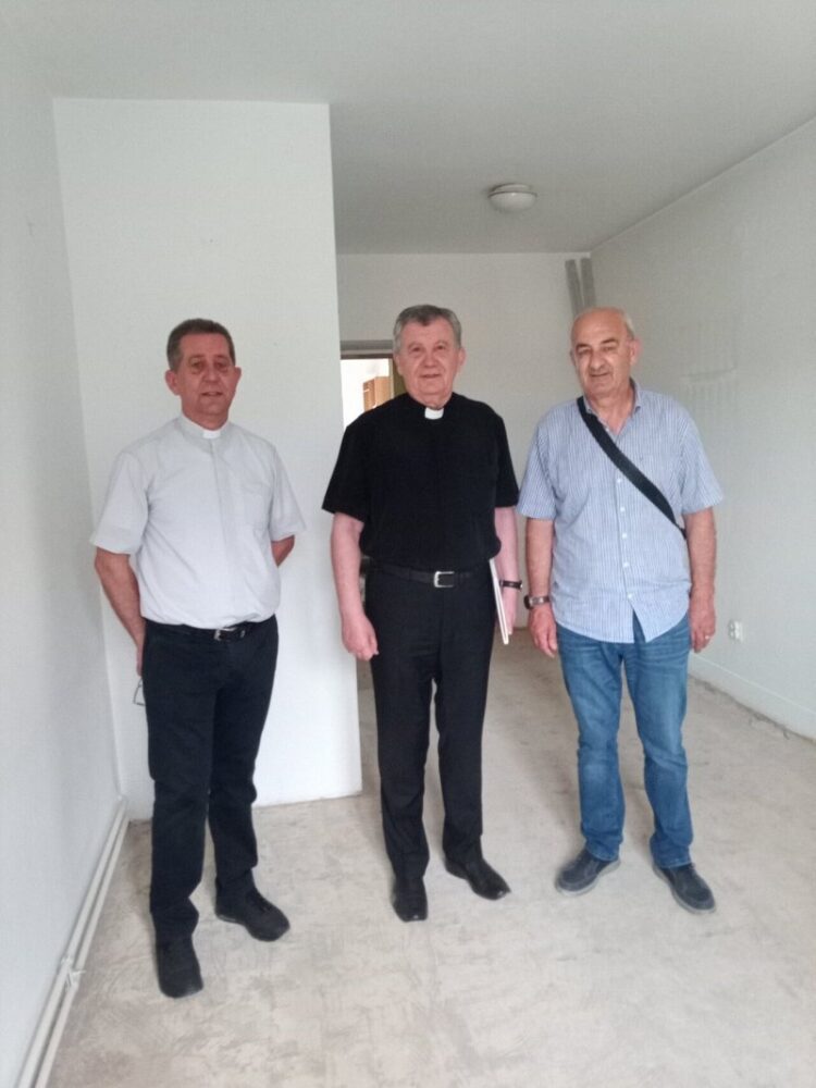 ​​​​​​​Nadbiskup Vukšić obišao završne radove na obnovi Vrhbosanskog bogoslovnog sjemeništa