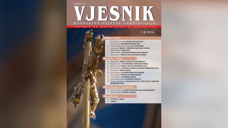 Ljetni dvobroj Vjesnika Đakovačko-osječke nadbiskupije