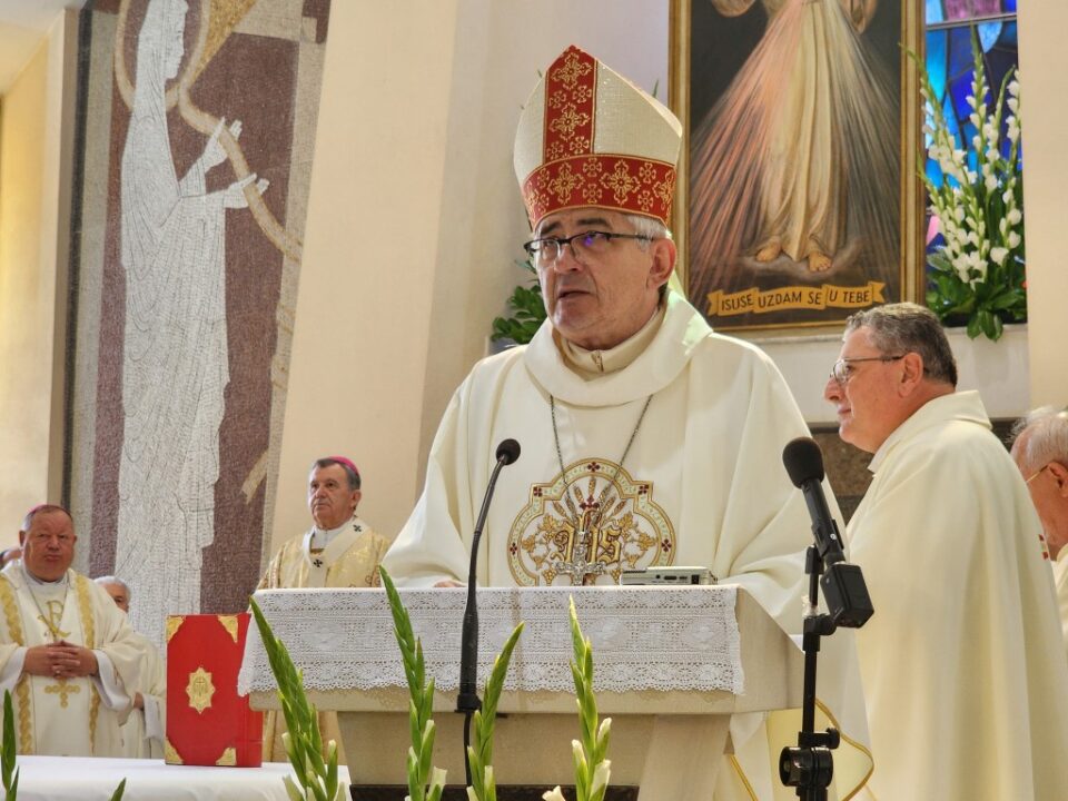 AUDIO: Pozdrav biskupa Majića na početku Misnoga slavlja na blagdan sv. Bonaventure