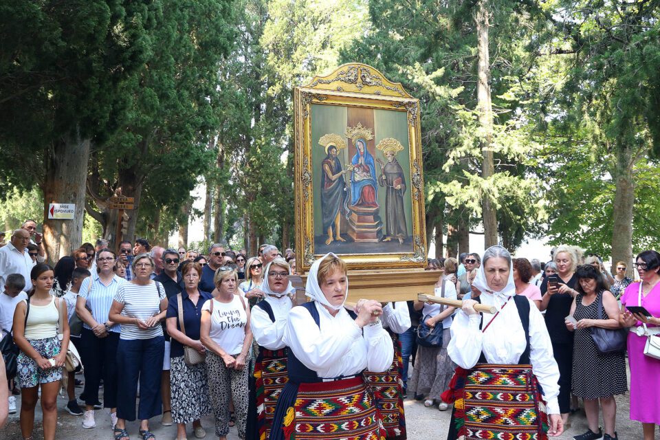 Proslava Gospe od Anđela na Visovcu.