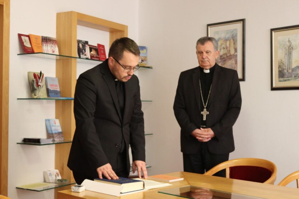 Vlč. Bojan Ivešić preuzeo službu generalnog tajnika Biskupske konferencije Bosne i Hercegovine