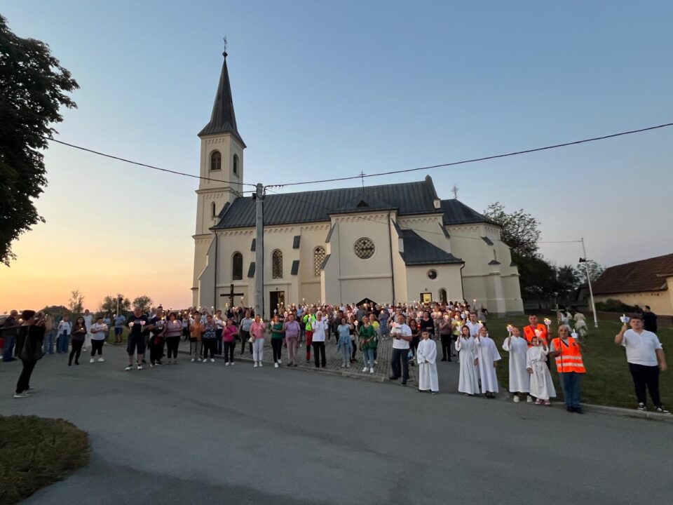 Bdijenje uoči proslave blagdana Male Gospe u Novoj Rači