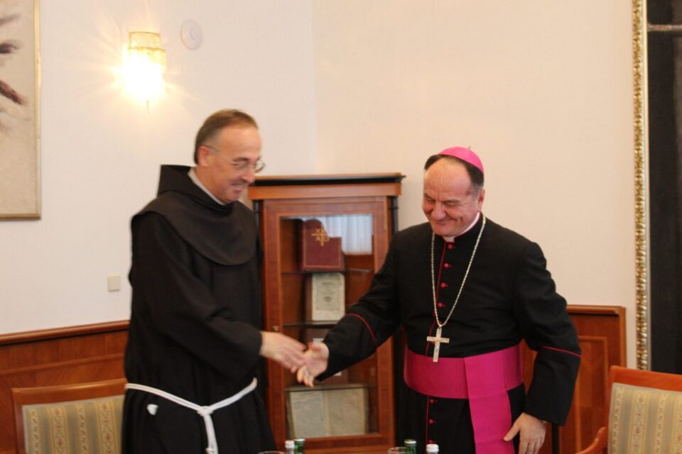 Obraćanje biskupa Palića prigodom imenovanja fra Mladena Vukšića kotorskim biskupom