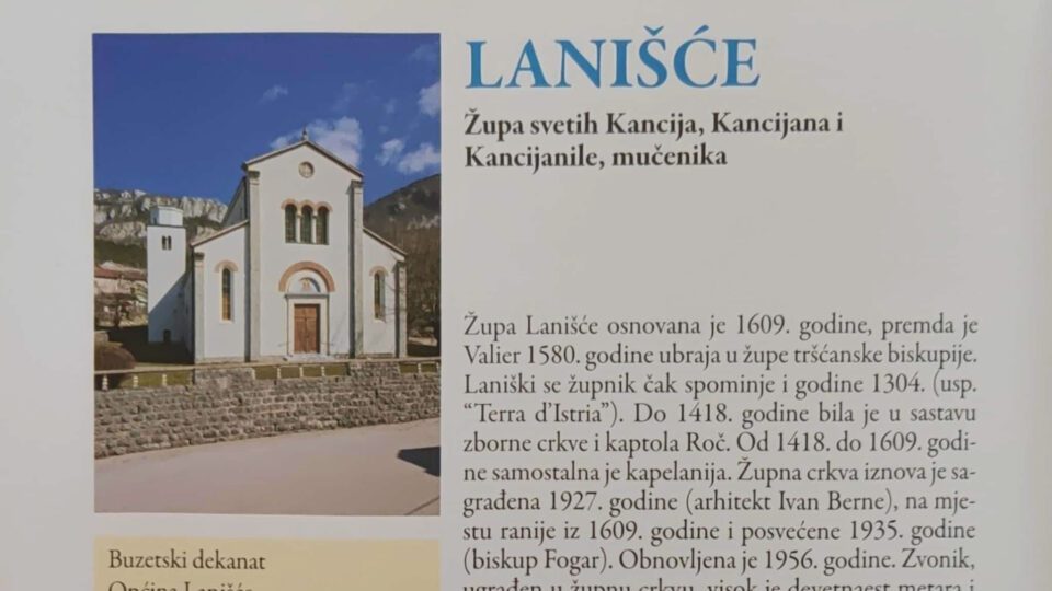 Za hodočasnike – o istarskim mjestima: Lanišće, Svetvinčenat, Vodnjan