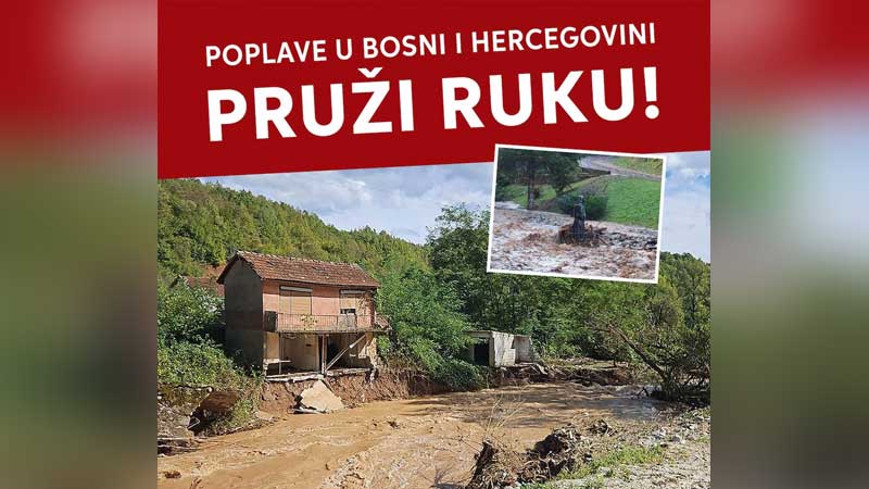 Hrvatski Caritas poziva na pomoć stradalima u poplavama u Bosni i Hercegovini