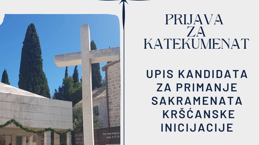 PRIJAVE za katekumenat odraslih – Dubrovačka biskupija