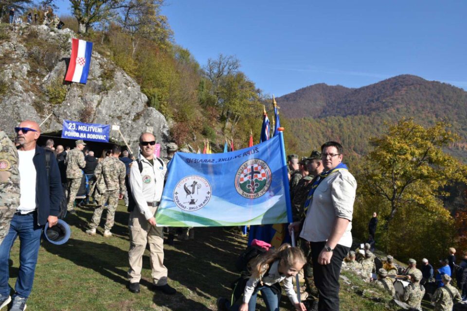 Katolički skauti Vrhbosanske nadbiskupije na 23. molitvenom pohodu na Bobovac