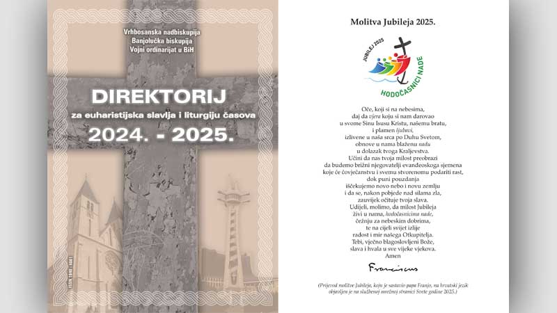 ​​​​​​​Tiskan Direktorij Vrhbosanske nadbiskupije za liturgijsku godinu 2024./2025.