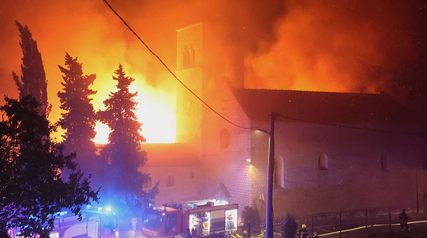 Don Stipe Žuro o požaru u dominikanskom samostanu u Arbaniji