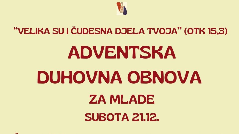 NAJAVA 21. 12. Duhovna obnova za mlade na Korčuli – Dubrovačka biskupija