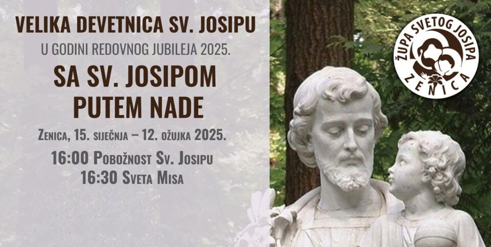 „Sa sv. Josipom putem nade“: Velika devetnica u Župi sv. Josipa u Zenici