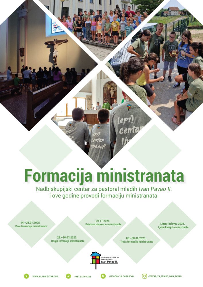 Prijavi se na formaciju ministranata