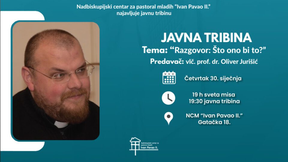 Javna tribina “Razgovor: Što ono bi to?”