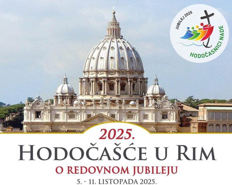 POZIV NA NACIONALNO HODOČAŠĆE U RIM OD 5. DO 11. LISTOPADA