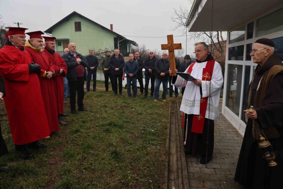 Blagoslov vinograda franjevaca u Slavonskom Brodu